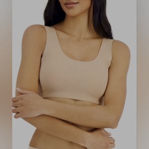 Alfani Laser Cut Seamless Bralette Latte Cafe